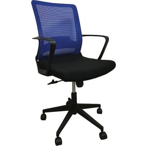 Midback Office Chair with Blue Back