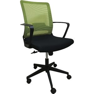 Midback Office Chair with Green Back