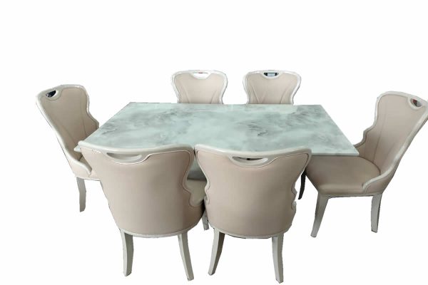 Classic Dinner Set - White Marble