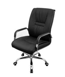 Leather Mid Back Office Chair
