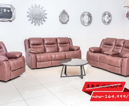 Bruno 6 Seater Recliner Sofa Set