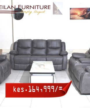Grey Recliner Sofa Set on Sale