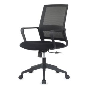 Black Midback Office Chair on Sale #FOC008