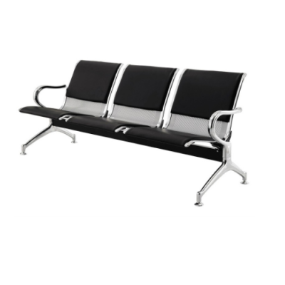 Quality Padded Airport Linked Chair – 3 Seater
