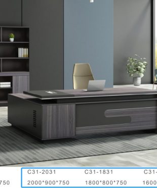 L- Shaped Executive Office Desk