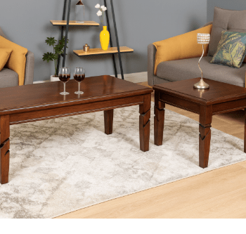 Burberry Coffee Table with 2 Stools