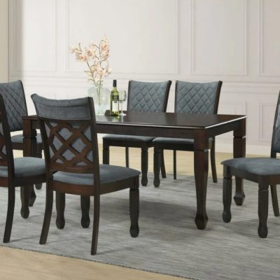 Lexus 8 Seater Dining Set – Grey