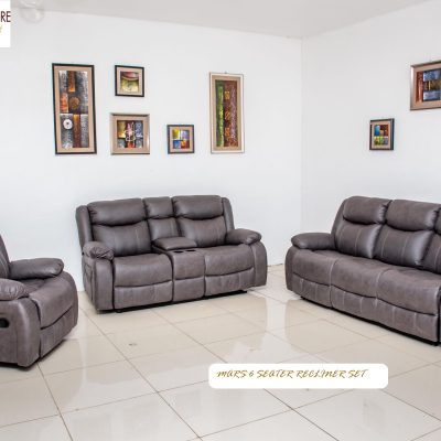 Mars Recliner Sofa Set- 6 Seater