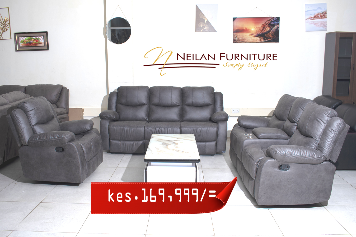 Recliner Sofa Set in Kenya