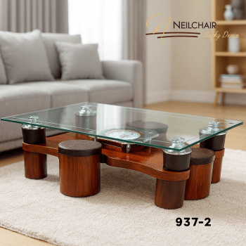 Texas Coffee Table with Clock