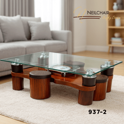 Texas Coffee Table with Clock