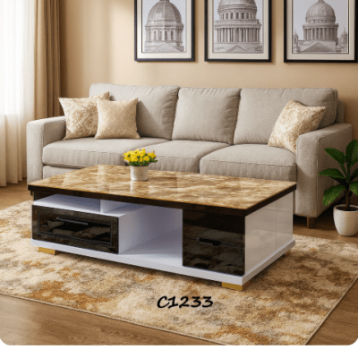 Techno Brown Coffee Table on sale