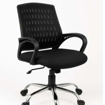 Mid Back Office Chair on Nylon Back