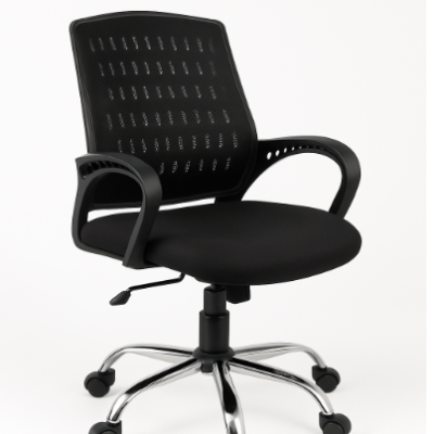 Mid Back Office Chair on Nylon Back