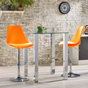 Neon Bar Stool - Orange