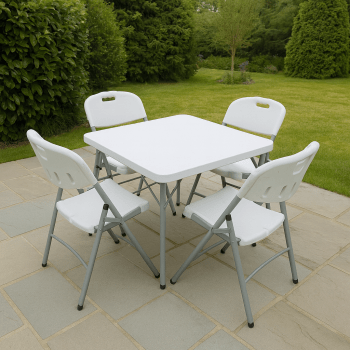 Camping Foldable Tables with Chairs