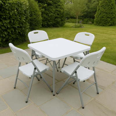 Camping Foldable Tables with Chairs