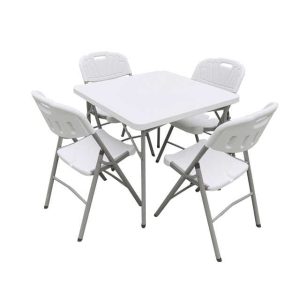 Camping Foldable Tables with Chairs