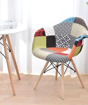 Lincon Bistro Chairs with Patchwork 