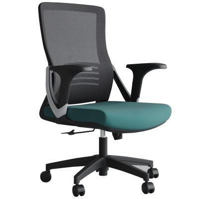 Neon Medium Back Office Chair - Green