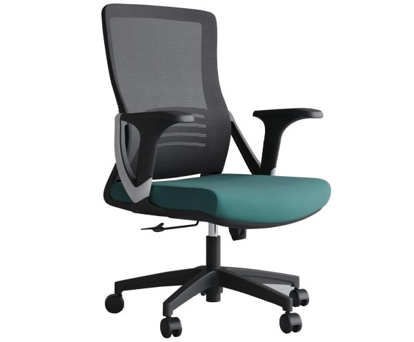 Neon Medium Back Office Chair - Green