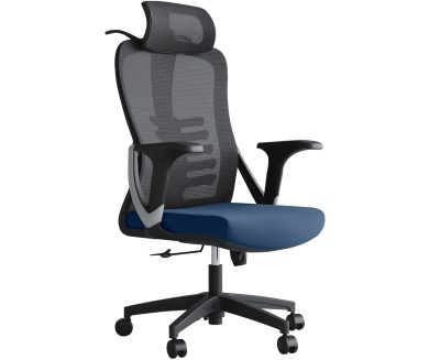 Arch High Back Office Chair – Blue