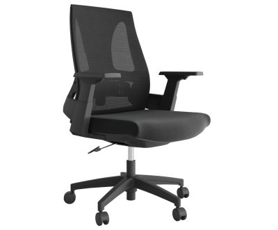 Lax Medium Back Office Chair – Black
