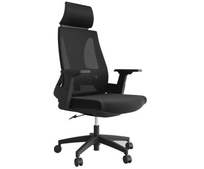 Lax High Back Office Chair – Black