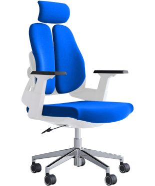 Omega High Back Office Chair - White