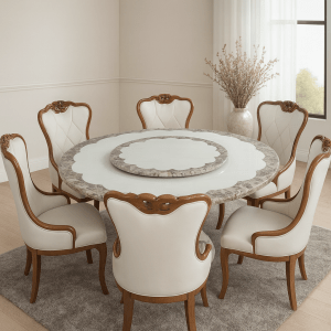 Royal Dining Set with Marble Top