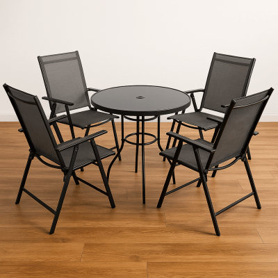 Woven Outdoor Set - 4 Seater