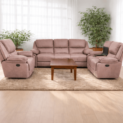 Bruno 6 Seater Recliner Sofa Set