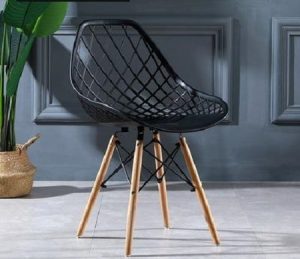 Neilan Furniture Shop in Kenya 55 Mesh Bistro Chairs in Kenya -Black