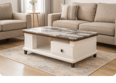 Marble Coffee Table - Alma 1 Marble Coffee Table - Alma