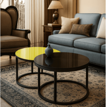 Twin Coffee Table - Glasstop