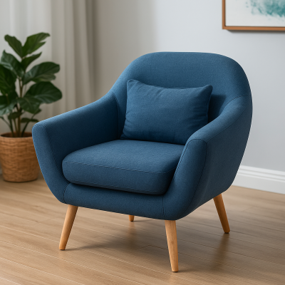 Bosco Easy Reception Chair - Blue