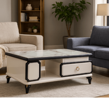 Sleek Coffee Table - Black