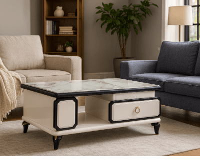 Sleek Coffee Table - Black