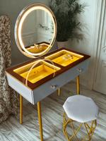 Golden LED Dressing Table