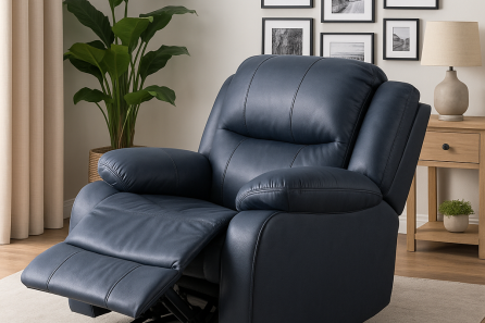 Light Grey Recliner Chair – 1-Seater Lounge Sofa