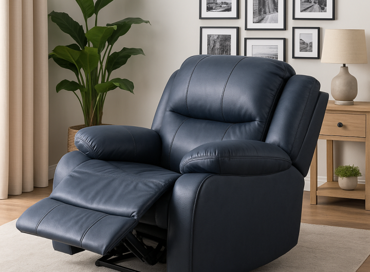 Light Grey Recliner Chair – 1-Seater Lounge Sofa