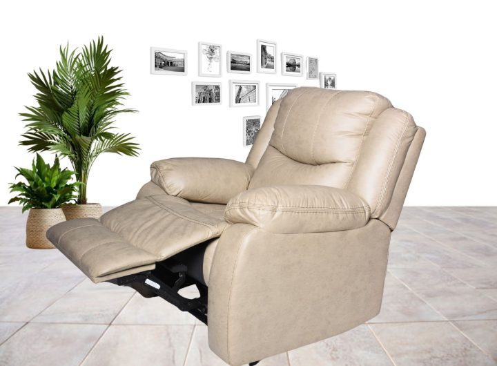 Oscar Single Recliner Sofa - Cream