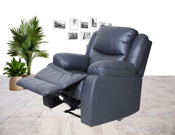 1 Seater Recliner Sofa -Bluish