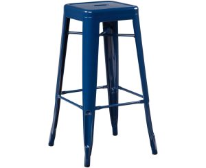 Metallic Blue Bistro Chairs