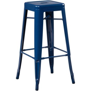 Metallic Blue Bistro Chairs
