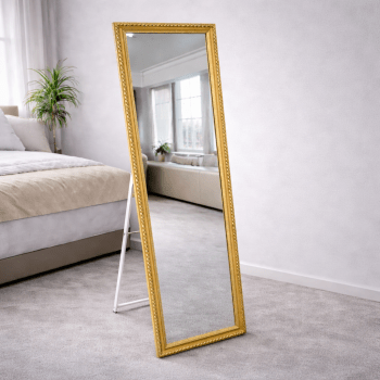 Luxe Full-Length Dressing Mirror – Gold Frame