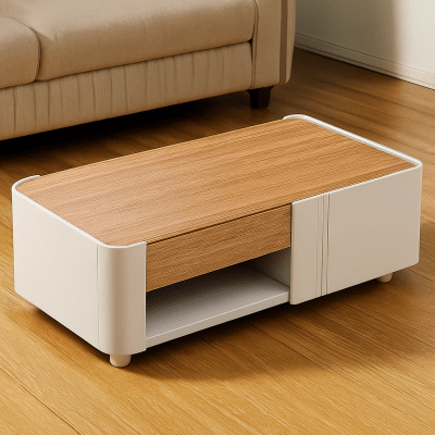 Amber Stone Coffee Table