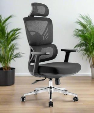 Orthopedic Office Chair with Back Lumbar Support & Adjustable arms on Sale