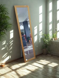 Luxe Full-Length Dressing Mirror – Gold Frame