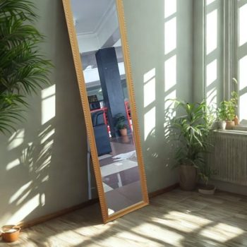 Luxe Full-Length Dressing Mirror – Gold Frame